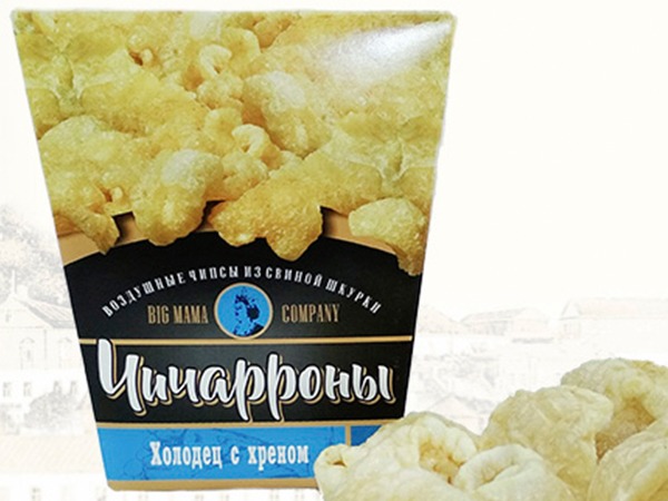 Чичарроны со вкусом холодца и хрена в Майкопе