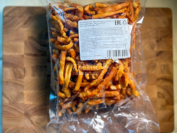 Нитка ЖАРЕНАЯ  Oktobersnack1 кг (сырный продукт) в Майкопе