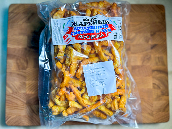 Жареный сыр "ВКУСНЯШКА" со вкусом сметаны и лука (500 гр) в Майкопе